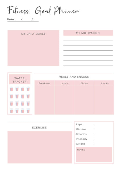 Entrepreneur's Planner Templates Pack