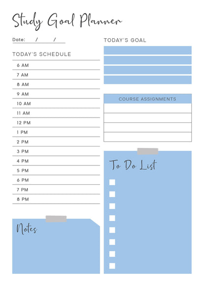 Entrepreneur's Planner Templates Pack